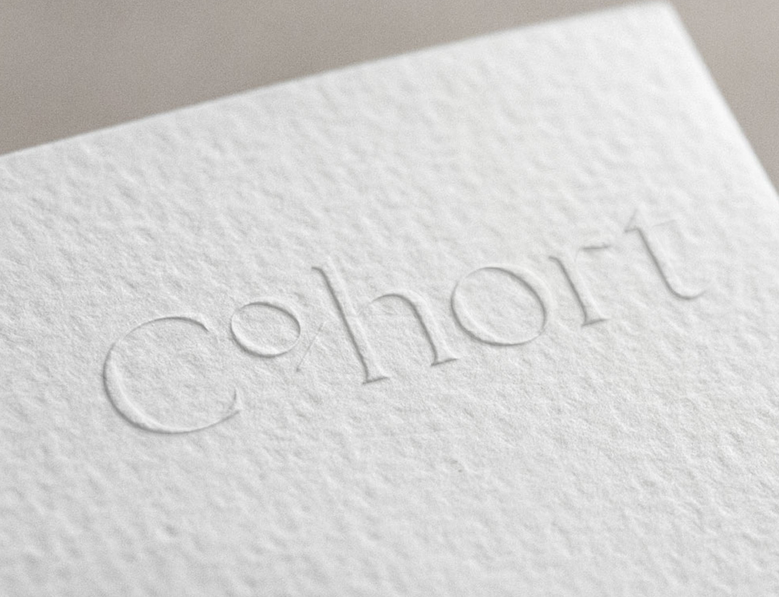 Luxury logo design process | Cohort Creative, London design agency