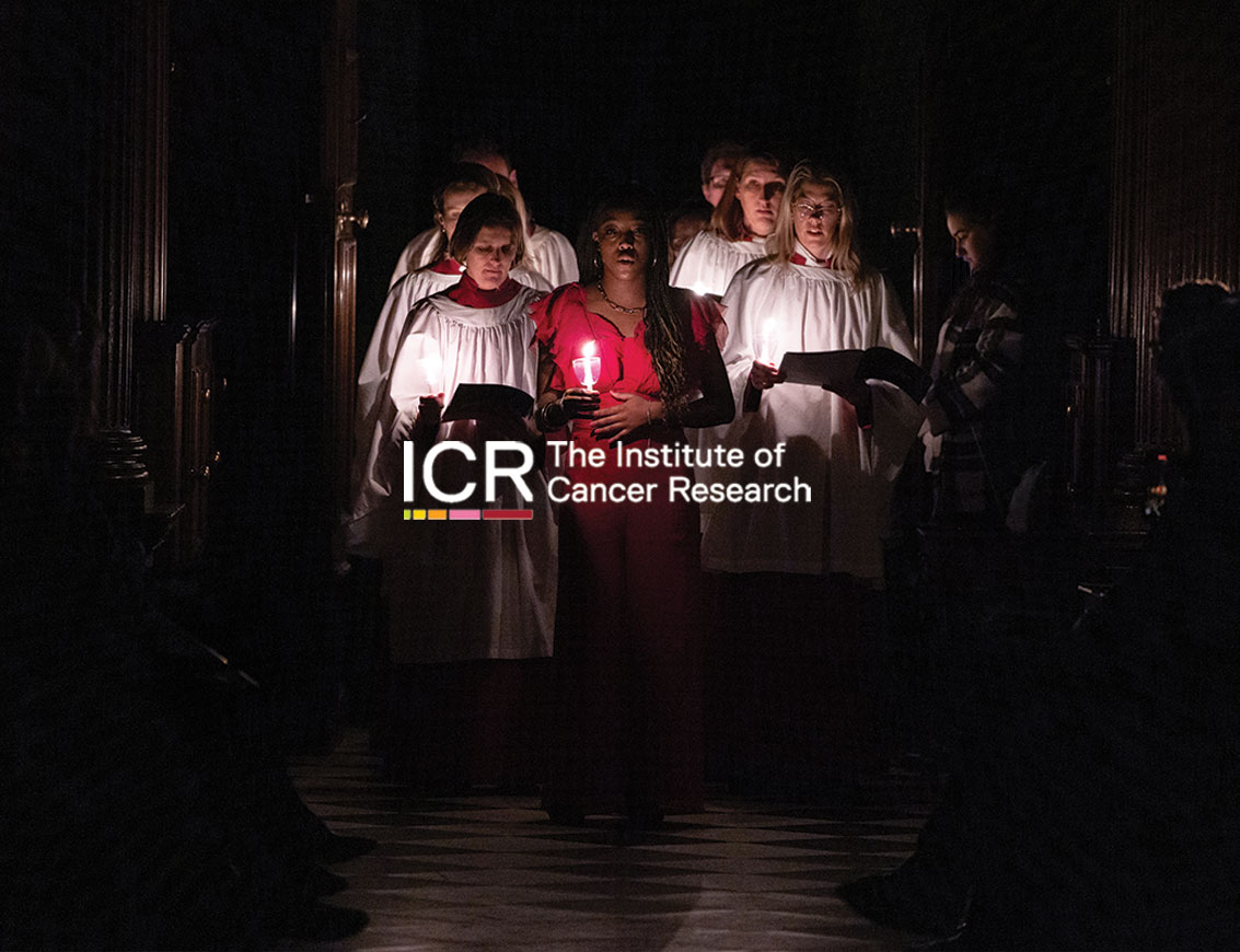 Cohort support the ICR Carols from Chelsea at Royal Chelsea Hospital